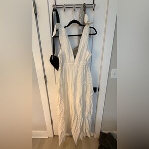 Franco Sarto White Backless Dress